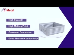 Mo 1 Pure Moly Boat Molybdeen Crucible Custom Size Gepolijst oppervlak